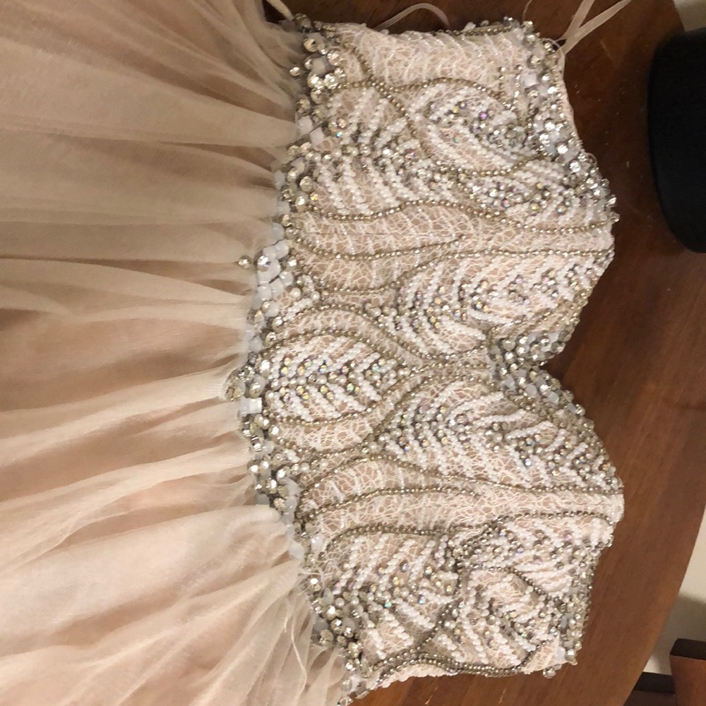 Sherri hill cocktail dress that needs some TLC